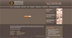 Desktop Screenshot of ocotillofamilydentistry.com